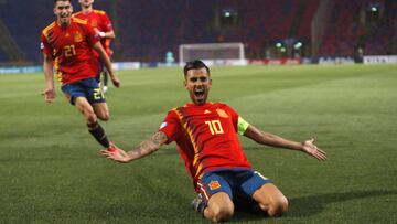Dani Ceballos está completando un magnífico Europeo Sub-21 en tierras italianas. Ya ha marcado dos goles y se está erigiendo en protagonista de los partidos de los de De la Fuente.
