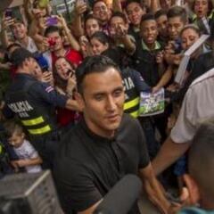 Keylor Navas desató una gran locura a su llegada a Costa Rica