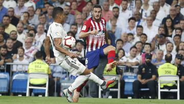 La jugada más polémica del Real Madrid-Atlético: Koke centró y el balón pegó en el brazo de Casemiro.