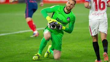 Oblak, en el partido ante el Sevilla.