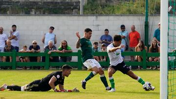 Marco Camus anotó el segundo gol, tras una buena jugada individual.