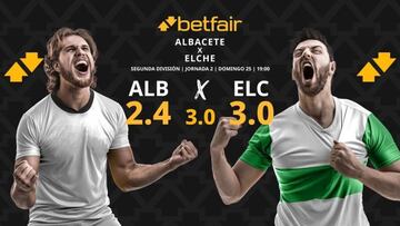 Albacete Balompié vs. Elche CF: horario, dónde ver, pronósticos y clasificación