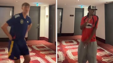 Lo han visto m¨¢s de 20 millones de veces en horas: Lamine Yamal y Huijsen revientan TikTok con su ¨²ltimo baile