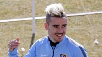 Griezmann, en el Cerro.