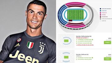 Boletos para debut de Cristiano se venden cinco veces más caros