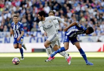 Isco con el balón. 