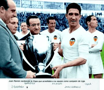 El defensor izquierdo jugó en Valencia desde el año 1934 hasta el 1950. Después acabó su trayectoria profesional en el Valencia Mestalla.