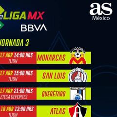 Fechas y horarios de la jornada 3 de la eLiga MX