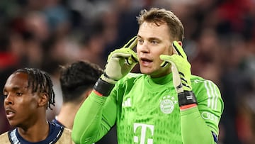 Neuer, en el partido contra el Arsenal del pasado miércoles.