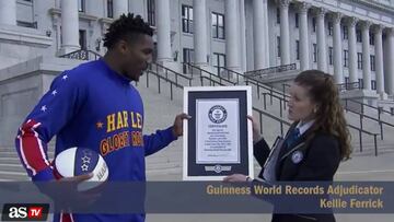 Harlem Globetrotters break world record in Utah