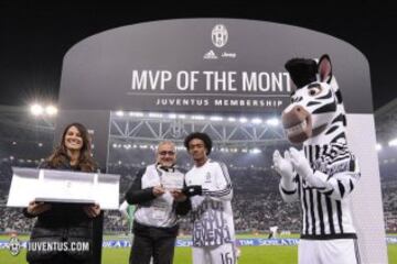 Cuadrado y su mejor día en la Juve: premio MVP de febrero, figura y asistencia