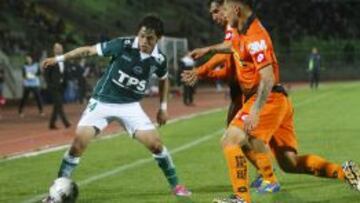 El jugador de Santiago Wanderers Franz Shults,