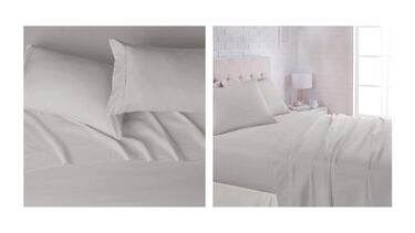 Tenemos el juego de sábanas Amazon Basics con más de 223.000 valoraciones