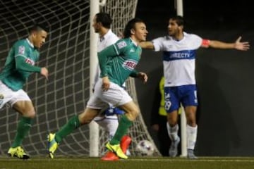 Audax se impuso por 3-0 en La Florida a Universidad Católica.