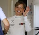 Susie Wolff únicamente pudo rodar dos vueltas en Silverstone