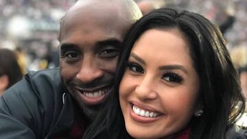Kobe Bryant con su mujer, Vanessa.