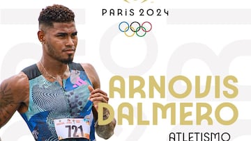Arnovis Dalmero, clasificado a los Juegos Olímpicos París 2024 en salto largo.