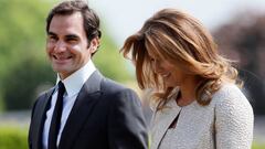 Roger Federer fue uno de los invitados estrella en la boda de Pippa Middleton.