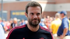 Juan Mata, durante la estancia del Manchester United en la International Champions Cup.