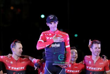 Alberto Contador raced for the last time in the final stage of the Vuelta a España in Madrid after a career that reaped two Tours de France, two Giros and two Vueltas. The whole race has been special," said Contador after his final appearance. "Yesterday 