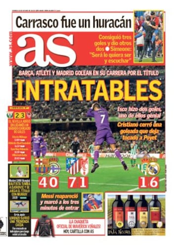 Las portadas de AS de octubre