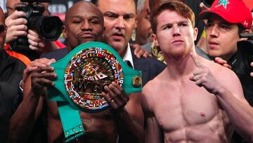 Mayweather: "Canelo, vive tu vida. A mí también me llamaban cobarde. Tú no tienes límites"