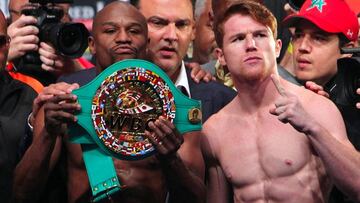 Mayweather: "Canelo, vive tu vida. A mí también me llamaban cobarde. Tú no tienes límites"