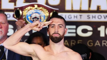 El boxeador español Sandor Martín.