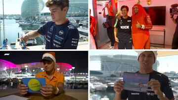 Colapinto, Zhou, Norris y Albon en el amigo invisible de la F1.