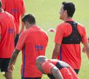 Busquets y Mascherano viajan a Estocolmo