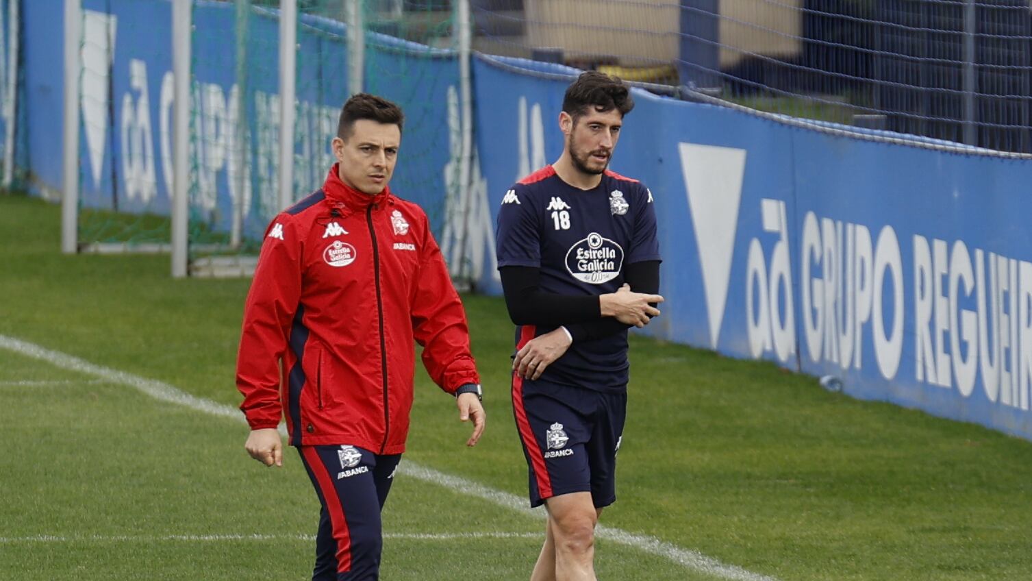 Entrenamiento Deportivo de La Coruña. escudero fisio