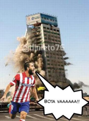 'meme' del lanzamiento de bota de Arda Turan.