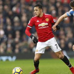 Manchester United 2-0 Huddersfield: Primer gol de Alexis en Old Trafford