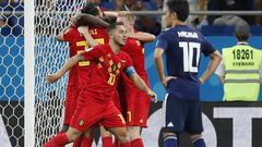 Bélgica rompe 88 años de historia mundialista ante Japón