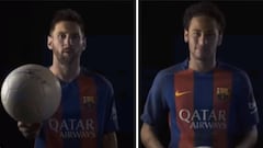 Messi y Neymar piden apoyo para los refugiados