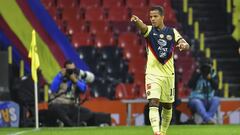 Giovani dos Santos durante un partido con el Am&eacute;rica