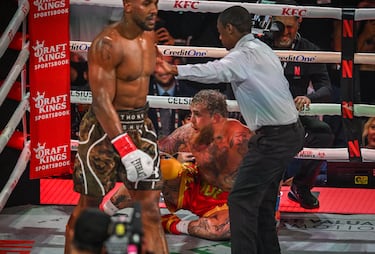 Anthony Joshua apaga el show y noquea a Jake Paul 