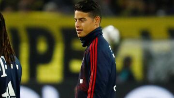 James Rodr&iacute;guez, jugador del Bayern M&uacute;nich