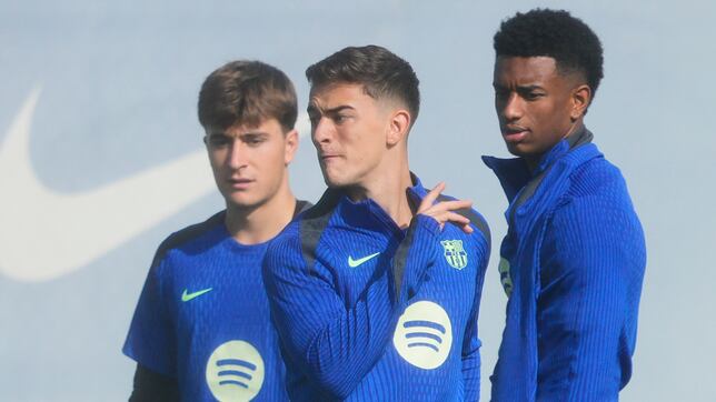 Gavi, Fermín y Dani Olmo, ante el Bayern