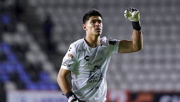 Carlos Moreno of Pachuca during the 12th round match between Pachuca and Tijuana as part of the Liga BBVA MX, Torneo Clausura 2025 at Hidalgo Stadium, on March 16, 2025 in Pachuca, Hidalgo, Mexico.