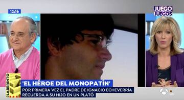 El padre de Ignacio Echeverría concedió su primera entrevista en televisión tras la muerte de su hijo.