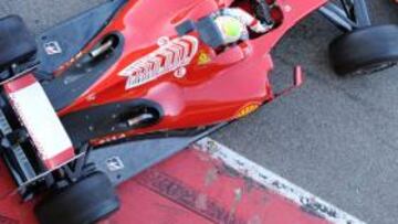 Ferrari en plenos entrenamientos
