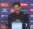 Simeone: "Tuvimos más ocasiones para ganarlos que ellos"