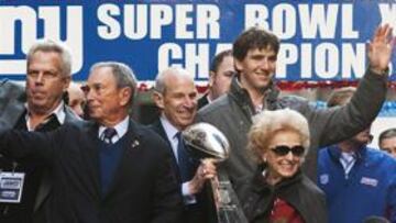 Los campeones de la Super Bowl celebran en Nueva York
