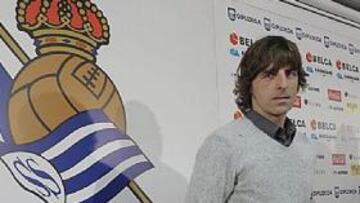 <b>VUELTA A CASA. </b>Bittor Alkiza, durante su presentación esta semana.