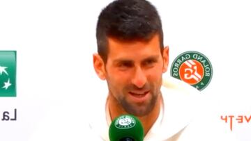 Djokovic manda un mensaje al público de Roland Garros tras los abucheos frente a Alcaraz