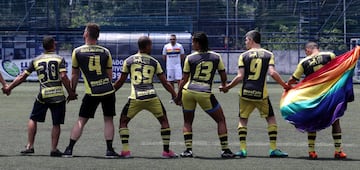 En la ciudad brasile?a de S?o Paulo se ha celebrado la Champions LiGay, una competici車n donde todos sus integrantes son homosexuales y que tiene como objetivo final acabar con la discriminaci車n en el f迆tbol.