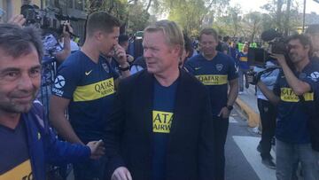 Koeman, invitado de lujo para ver el Superclásico Boca-River