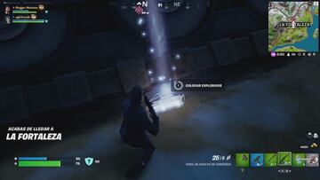 Colocamos un explosivo con temporizador en La Fortaleza