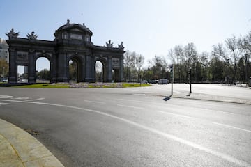 Madrid, vacío: las imágenes de cómo están sus calles